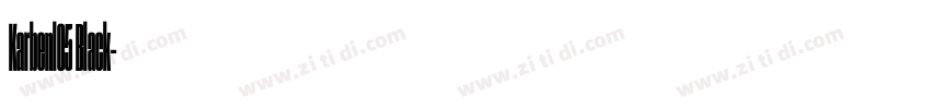 Karbenl05 Black字体转换 Karbenl05 Black字体转换